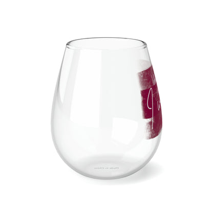 I Wine Stemless Wine Glass