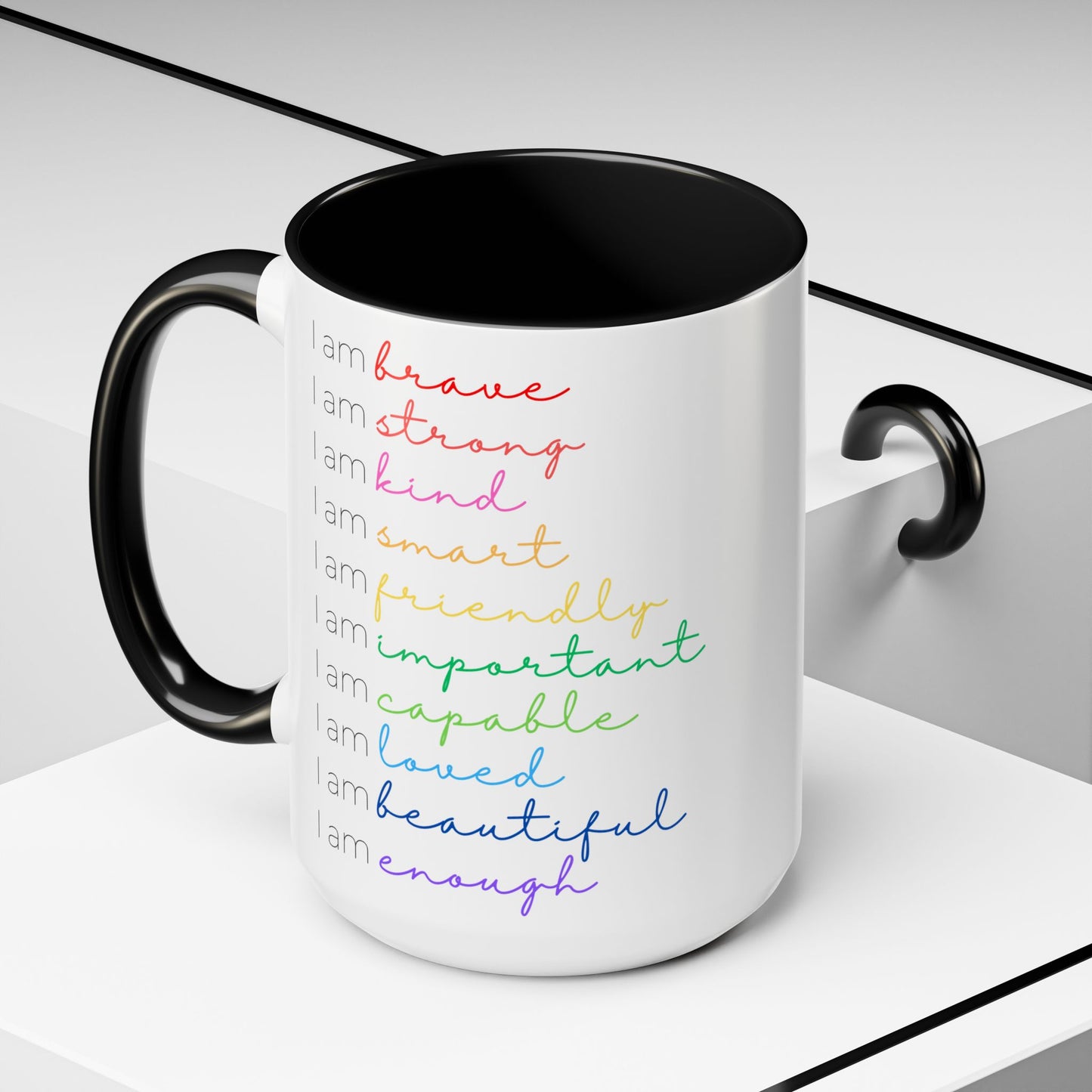 Affirmations Accent Coffee Mug