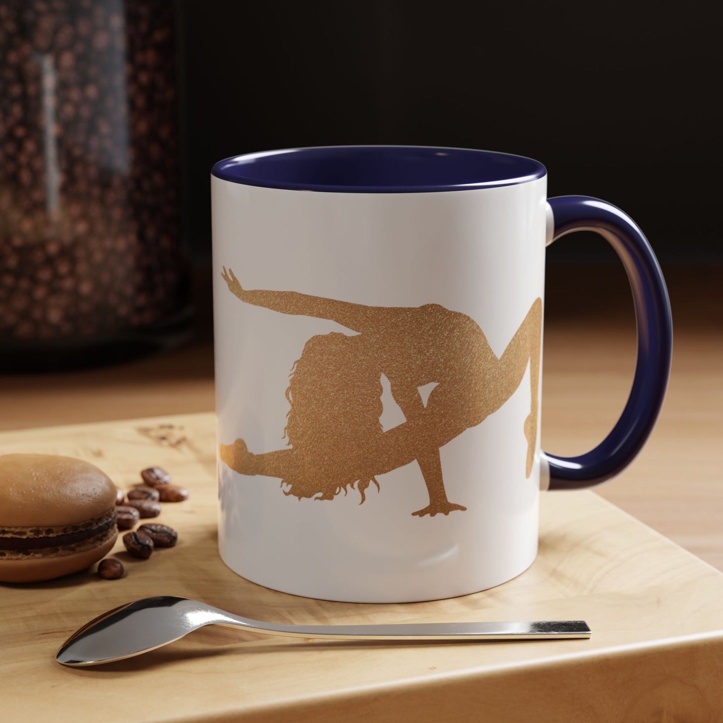 Gold Dancer Accent Coffee Mug