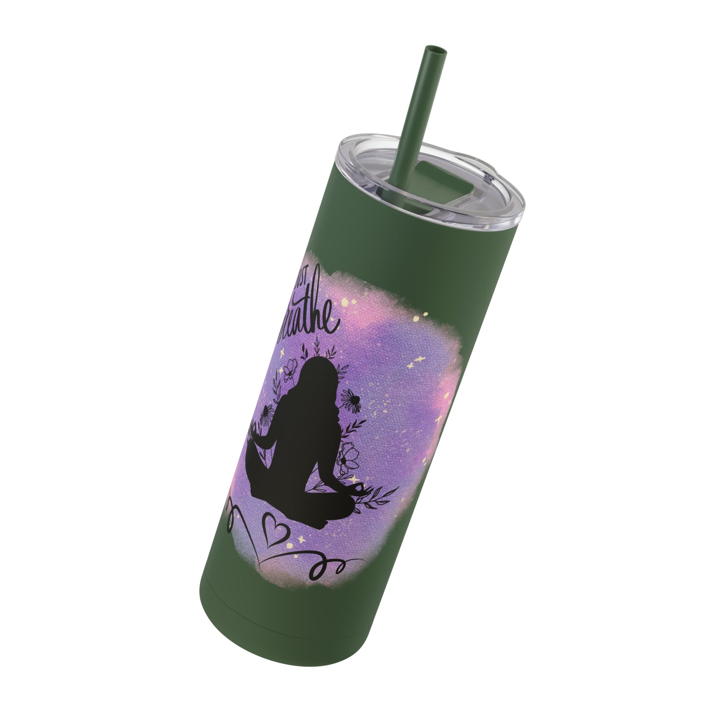 Just Breathe Maars Maker Skinny Matte Tumbler