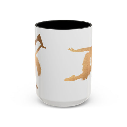 Gold Dancer Accent Coffee Mug