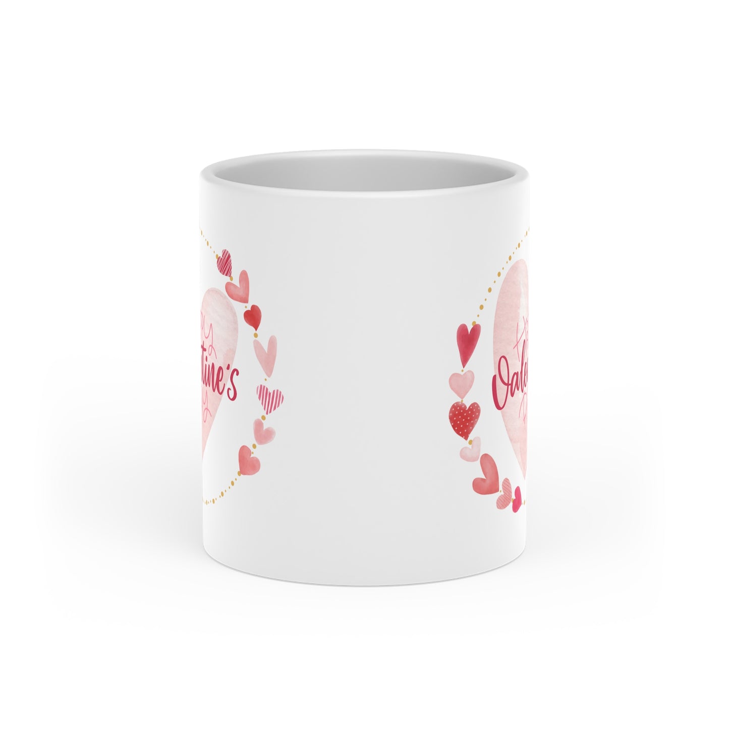 Valentine's Day Heart-Shaped Mug