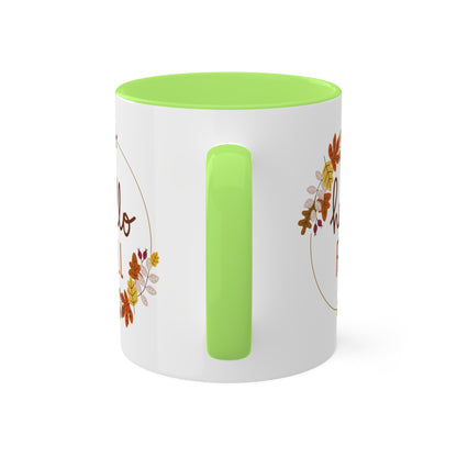 Hello Fall Colorful Mugs