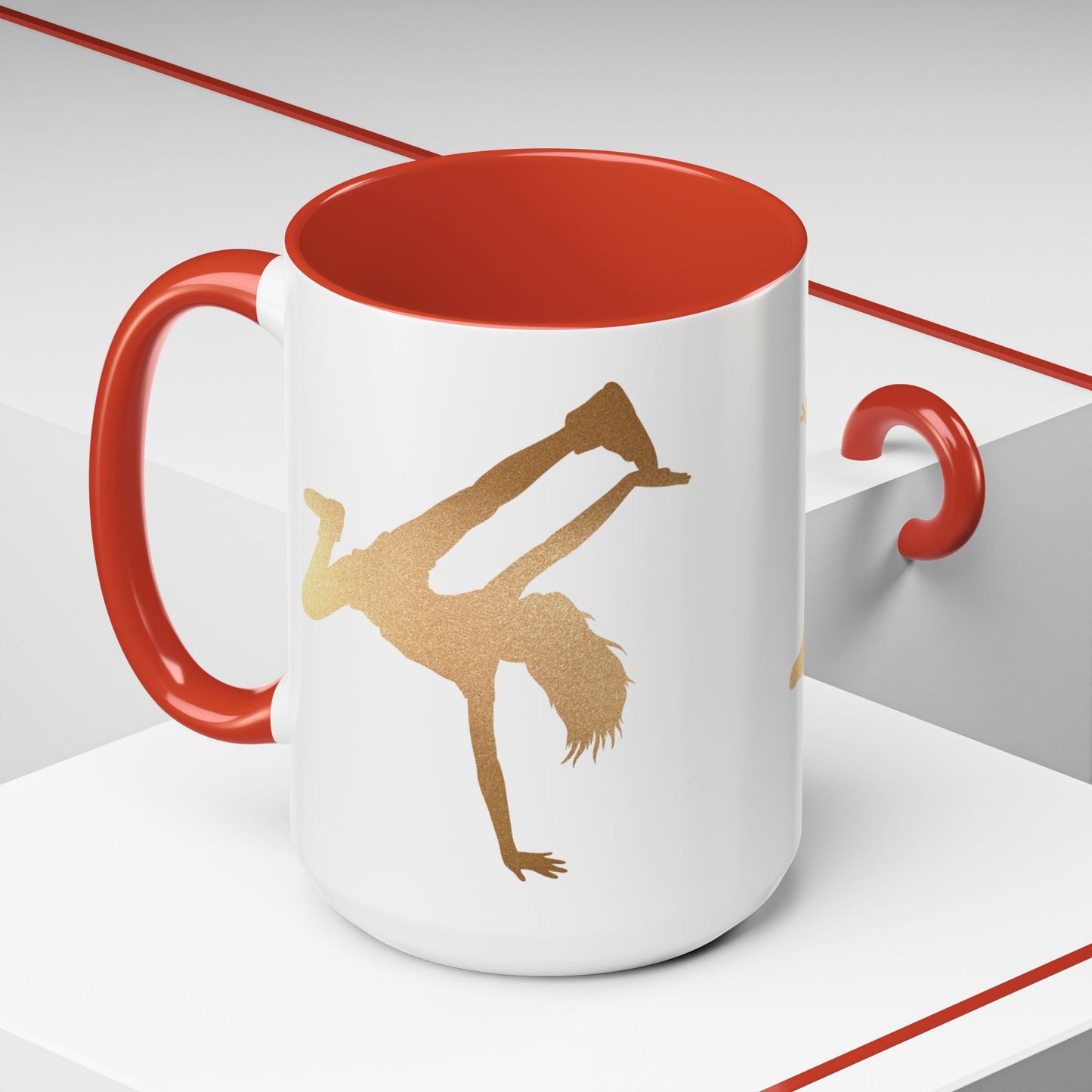 Gold Dancer Accent Coffee Mug