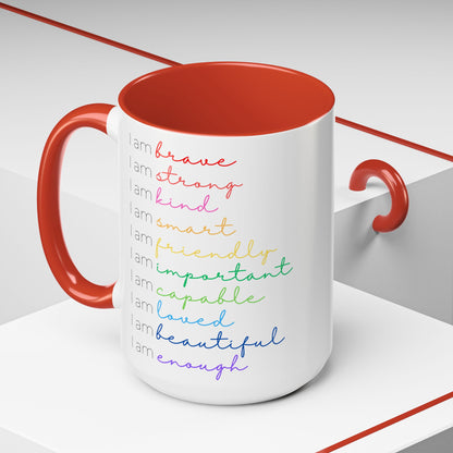 Affirmations Accent Coffee Mug