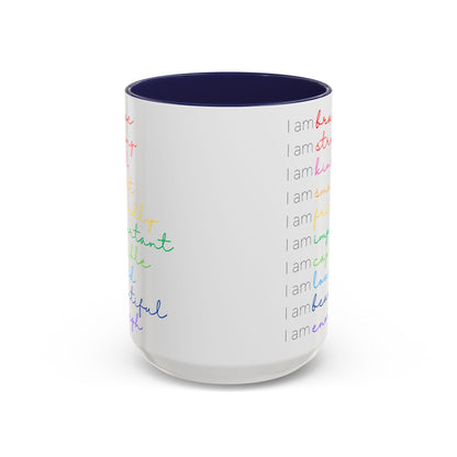 Affirmations Accent Coffee Mug