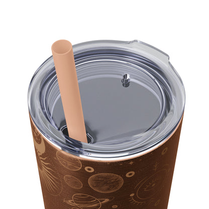 Celestial Skinny Tumbler with Straw