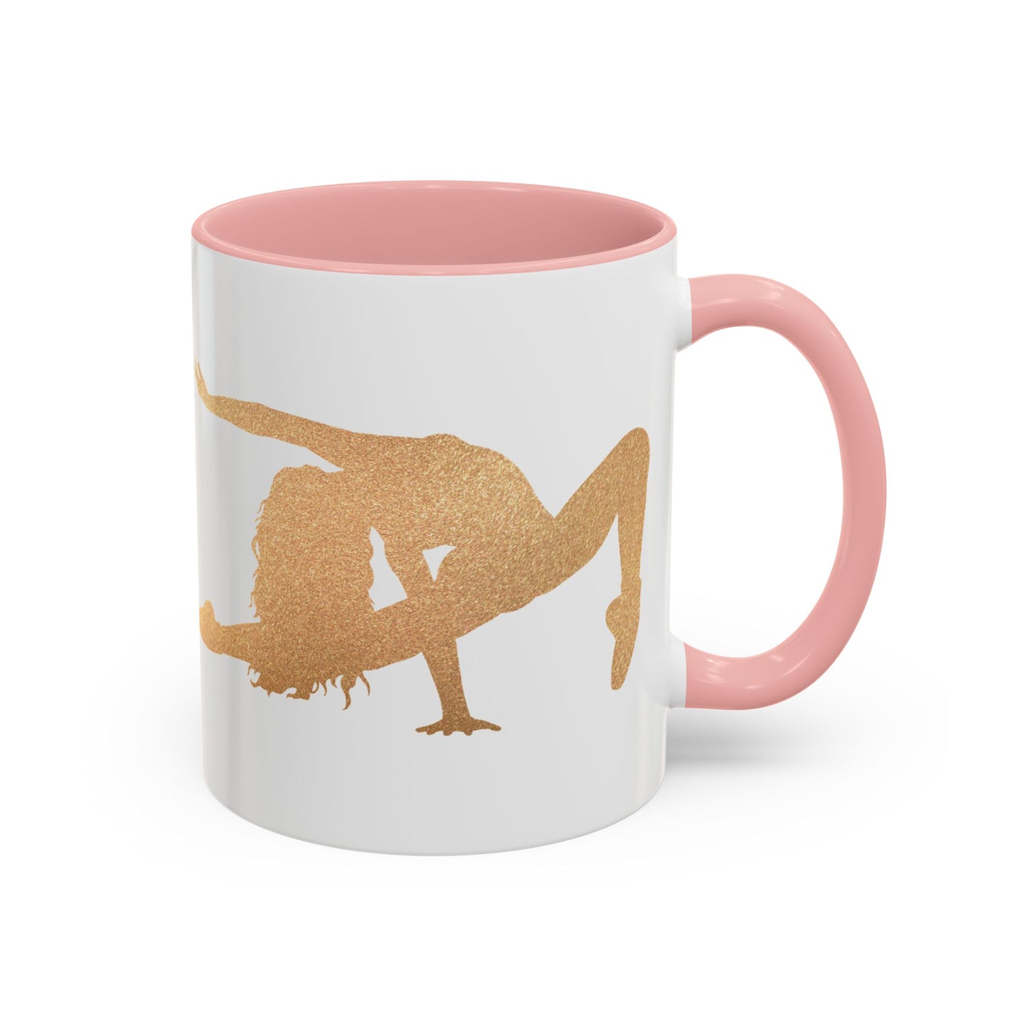 Gold Dancer Accent Coffee Mug